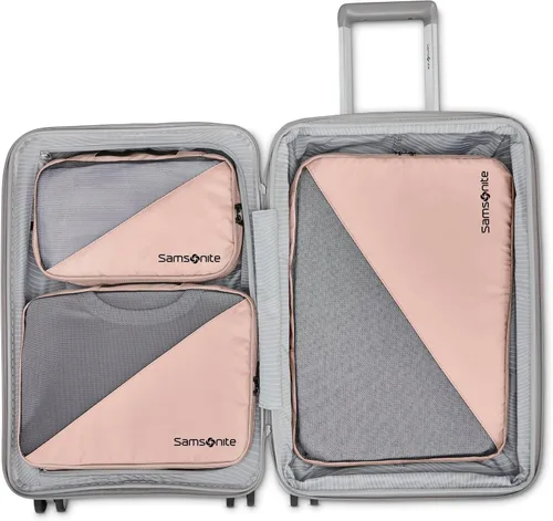 Vista 3 de Samsonite Juego de cubos de embalaje de compresión de 3 piezas, rosa polvorienta