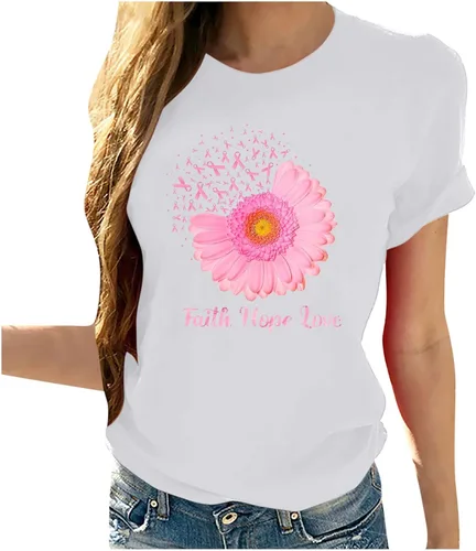 Vista 61 de Camisetas de manga corta con estampado de corazón para mujer, camisetas de ajuste regular, linda y divertida, ropa de regalo 2023