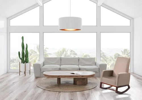 Vista 3 de Artiva USA Home Deluxe - Silla mecedora moderna de madera maciza con asiento acolchado y brazo