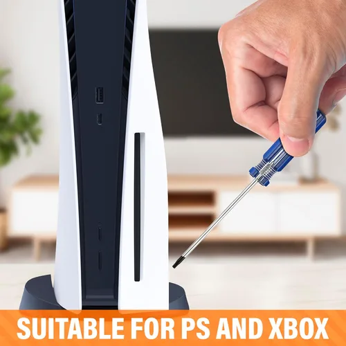 Vista 6 de Leegoal T8 Tamper Proof Desarmador de seguridad Torx chofer controlador inalámbrico y alámbrico para Xbox 360 o PS3.