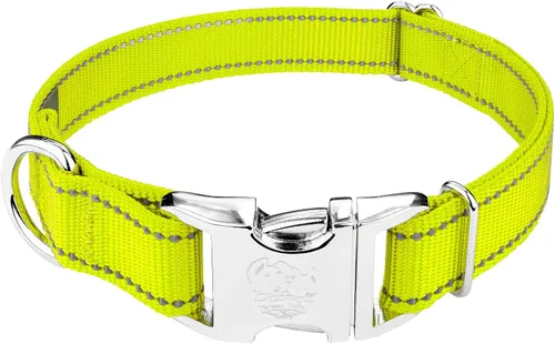 Vista 8 de Country Brook Petz - Collar para perro de nailon reflectante negro de alta calidad, pequeño