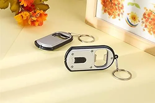 Vista 4 de SYX MOTO Llavero de coche, abrebotellas con función de luz, para el hogar, camping, viajes