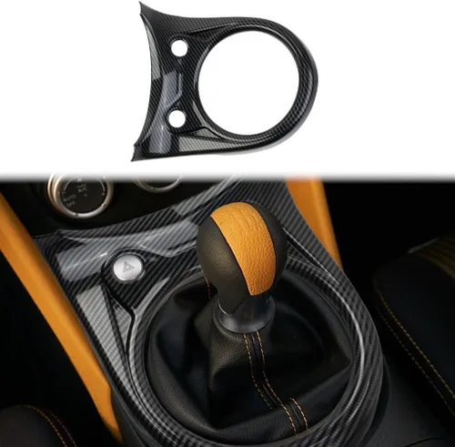 Vista 8 de Accesorios manuales del ajuste de la cubierta del panel del cambio de engranajes del estilo de la fibra de carbono para Nissan 37