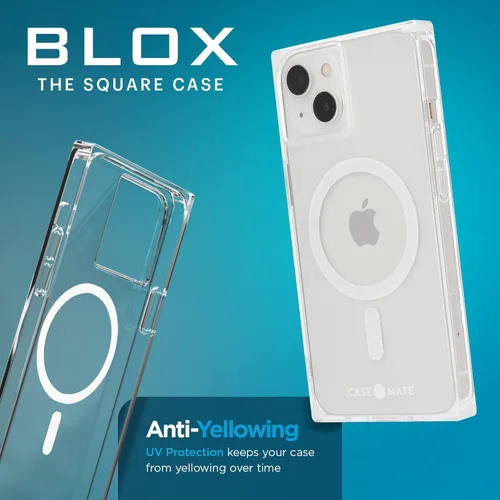 Vista 6 de Case-Mate BLOX - Funda para iPhone 13 Pro, transparente [protección contra caídas de 10 pies] [compatible con MagSafe] Funda magnética para iPhone