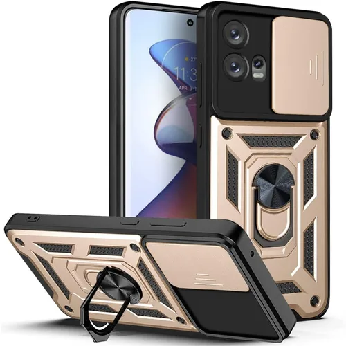 Vista 68 de Compatible con carcasa de soporte Infinix Zero Ultra 5G, con cubierta de lente de cámara deslizante compatible con funda Infinix Zero Ultra 5G Negro