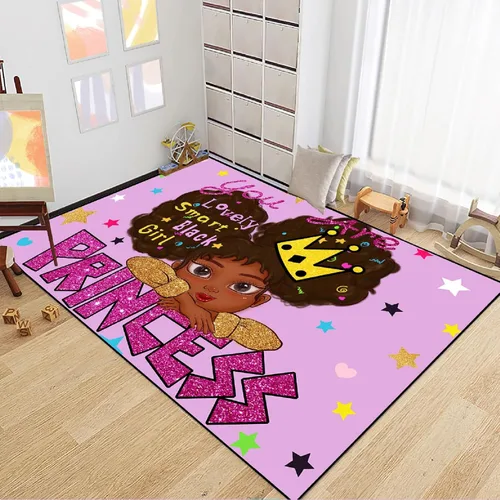 Vista 36 de Alfombra de gato para habitación de niñas, diseño de dibujos animados, decoración para dormitorio, bonita alfombra de área de gatos, alfombras
