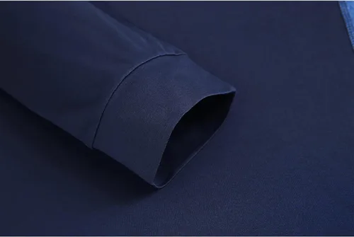 Vista 4 de SWISSWELL Polo de manga larga para hombre, camisas de golf con cuello para trabajo, casual, oficina, para trabajo