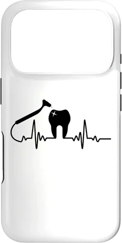 Vista 30 de Odontología divertido dentista I Drill Molar diente higienista dental caso para iPhone 17