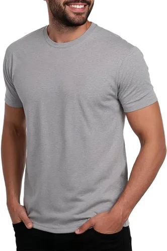 Vista 19 de Camisetas casuales de algodón suave con cuello redondo y ajuste atlético