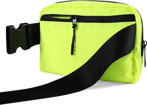 Vista 3 de YOSHUYUKI Mini bolsa de cinturón unisex de 1 litro con correa ajustable, impermeable, sherpa, pequeña riñonera cruzada para entrenamiento, correr