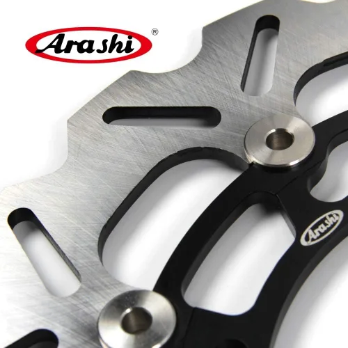 Vista 3 de Arashi Rotores de disco de freno delantero para Yamaha FZ8 2010-2015 ABS 11-15 Accesorios de repuesto de motocicleta FZ800 negro 2011 2015 2013 2014