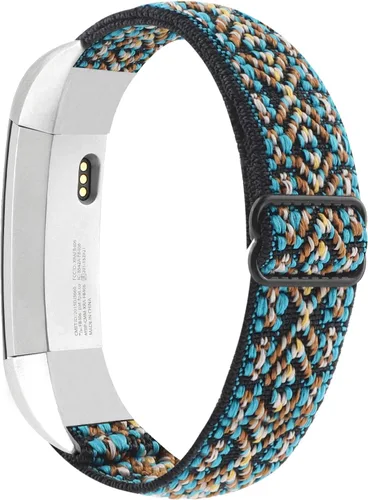 Vista 8 de Bandas elásticas ajustables compatibles con Fitbit Alta/Alta HR, correas deportivas de nailon elástico suave y transpirable de repuesto para mujeres
