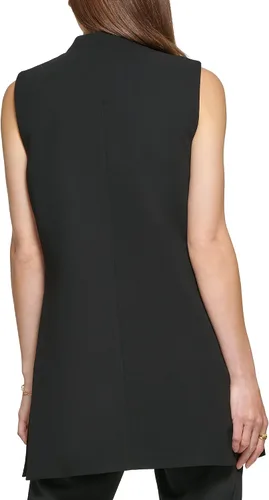 Vista 3 de DKNY Chaleco de traje con frente abierto para mujer