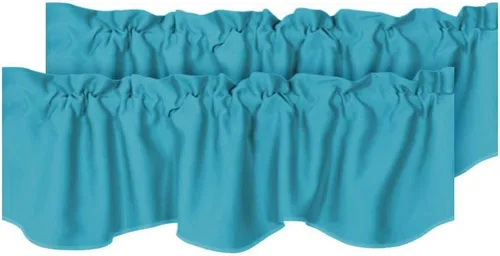 Vista 20 de H.VERSAILTEX - Cenefa de cortina opaca para ventanas de cocina, sala de estar/baño, para protección de la privacidad y decoración, con bolsillo