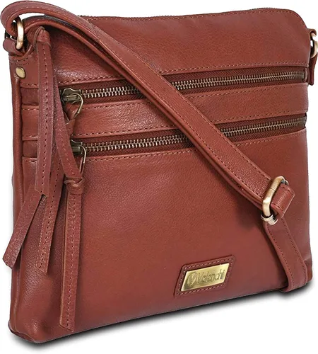 Vista 78 de VALENCHI Real Genuine Leather Women's Crossbody Purse/Bag With Adjustable Strap