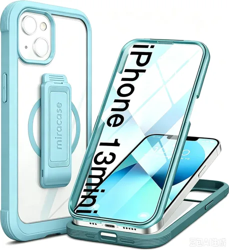 Vista 71 de Miracase Funda de teléfono para iPhone SE de 3ª/2ª generación 2022 2020 de cuerpo completo con protector de pantalla de vidrio integrado, cubierta