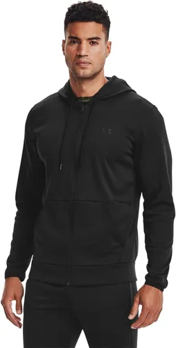 Vista 2 de Under Armour Rival Sudadera con capucha, cierre completo y forro polar, para hombre.