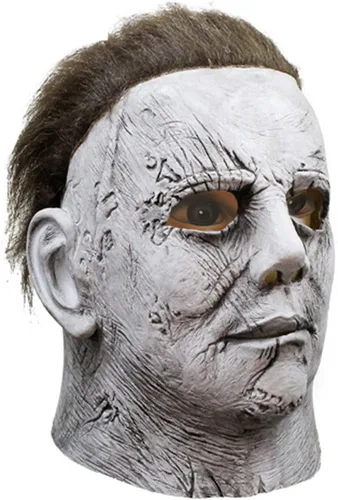 Vista 2 de 2022 Michael Myers Mask Halloween Latex Horror Scary Mask for Cosplay Costume Latex Props