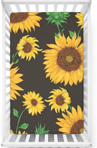 Vista 18 de Sábanas bajeras ajustables con temática de motocross, sábanas portátiles para cuna minicuna, material ultra suave, sábanas para cuna de bebé