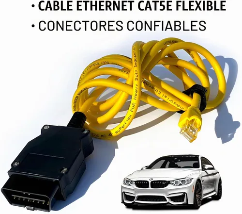 Vista 7 de OHP ENET Bimmercode OBD2 Cable para codificación BMW Serie F E SYS ISTA+ ICOM Bootmod3 Bimmerlink OBD Cable resistente