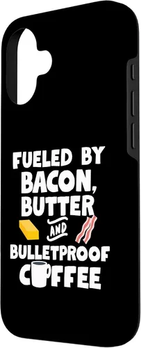 Vista 2 de Bulletproof Coffee Keto Design For Ketogenic Diet Case for iPhone 16
