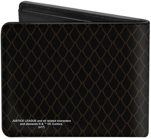 Vista 2 de Buckle-Down Billetera Bifold Aquaman para hombre