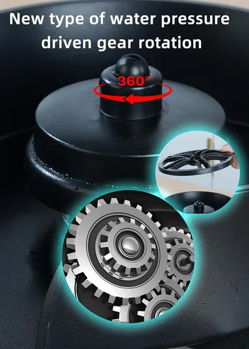 Vista 9 de Enjuagadora de vidrio para fregadero de cocina, boquilla giratoria de 360 grados con diseño de pulverización extraíble, enjuague de vidrio de barra