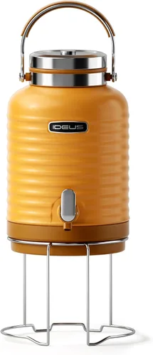 Vista 13 de IDEUS Jarra térmica para café 68oz (2,000ml), Jarra de acero inoxidable de doble pared aislada al vacío, Jarra de agua, servidor de café