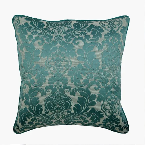 Vista 84 de The HomeCentric Funda de almohada con cremallera, funda de cojín azul de 12 x 12 pulgadas, funda de cojín de algodón bordado para sofá, diseño