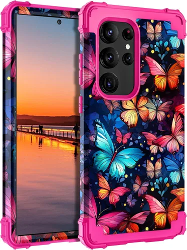 Vista 90 de Hocase Funda para Samsung Galaxy S26 Ultra, mandala beige