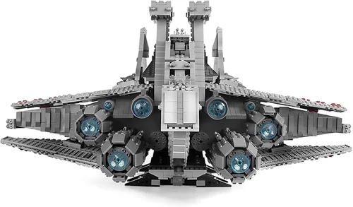 Vista 3 de Mould King Modelo de destructor estelar 21005, juguete de construcción Venator-Class Republic Attack Cruiser, 6685+piezas de regalo
