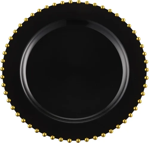 Vista 7 de Plasticpro - Juego de platos combinados de 32 piezas de plástico para cena, platos desechables de plástico elegantes y resistentes para fiestas de 7