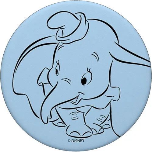 Vista 3 de Disney Dumbo Big Face Portrait PopSockets PopGrip: agarre intercambiable para teléfonos y tabletas