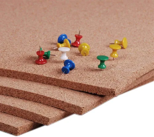 Vista 9 de Manton Cork Hoja de corcho de alta calidad, 4 x 12 x 1/2 pulgadas, material de grado 100 % natural para tablones de anuncios, fotos decorativas