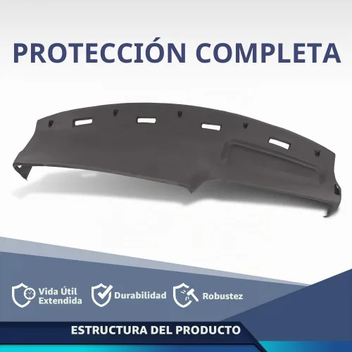 Vista 3 de PIT66 TPE Funda para salpicadero, Panel de tablero, Compatible con camioneta Dodge Ram 1500, 2500, 3500, 1994-1997, Marrón Flexible brown TPE Ram