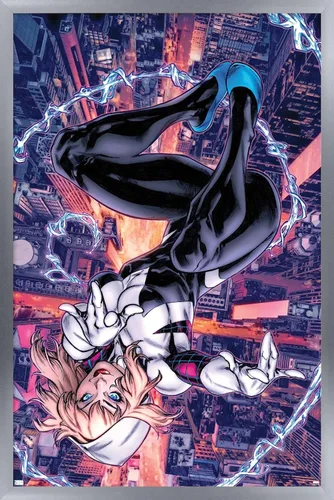 Vista 7 de Trends International Póster de pared de Marvel Comics Ghost Spider #1, 14.725 x 22.375 pulgadas, versión premium sin marco