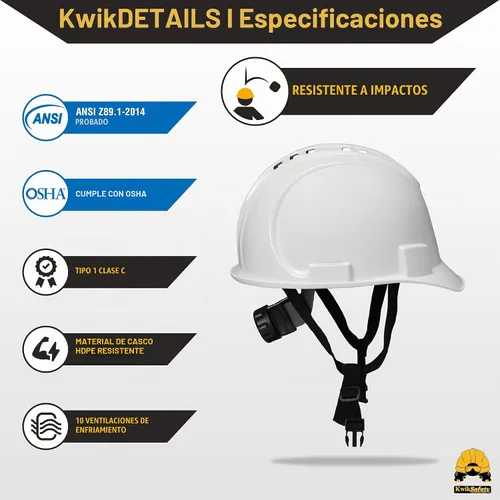 Vista 4 de KwikSafety - Charlotte, NC - Sombreros duros [Ala completa, estilo gorra, estilo de escalada] Tipo 1, Clase C ANSI OSHA