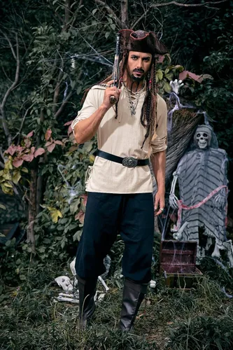 Vista 3 de Bbalizko Camisas piratas renacentistas, vikingas, steampunk, medievales, con cordones, manga larga, gótico, celta, hippie, victoriano