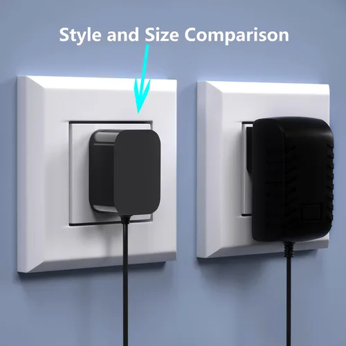 Vista 4 de VHBW Adaptador de corriente de pared de repuesto de 5 V/1 A de 5.9 pies - Compatible con concentrador de puente de iluminación inteligente