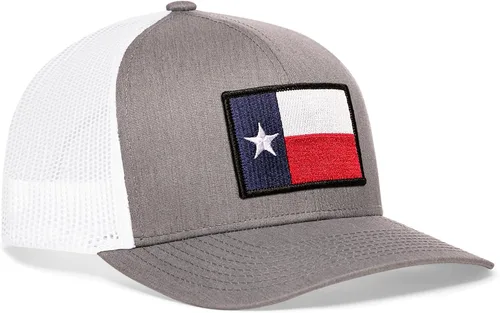 Vista 23 de HAKA Gorra de béisbol unisex con diseño de bandera del estado Gorra de béisbol de malla de camionero