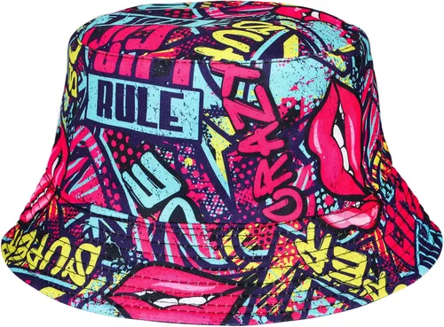 Vista 27 de Sombrero de pescador retro de los años 80 y 90 para mujeres y hombres, sombrero de pescador de moda, plegable, accesorios para rave, sombrero