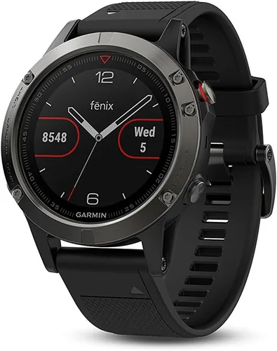 Vista 7 de Garmin fēnix 5, Smartwatch Multisport GPS Premium y Resistente, Azul Granito