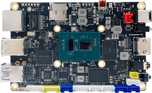 Vista 6 de youyeetoo X1/X1S - N5105 x86 Windows Linux Computadora de placa única - Mini PC Dual 4K Media Server-Dual M.2 ranuras compatibles 2280 NVMe mSATA X1