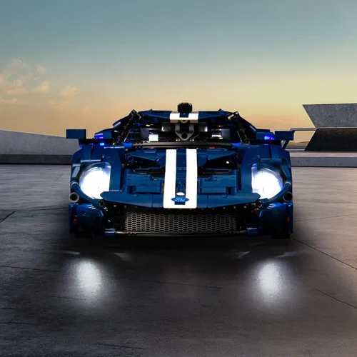 Vista 9 de VONADO Kit de luces LED para Lego 2022 Ford GT 42154, kit de luces Technic Ford GT de bricolaje compatible con automóvil Lego (sin modelo)