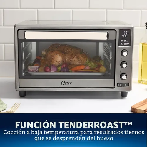 Vista 5 de Oster Freidora de aire de 10 funciones Horno tostador Horno Encimera