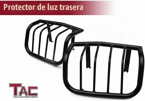 Vista 4 de TAC - Protector de luz trasera para Toyota 4Runner TLG 1996-2002, luz trasera negra, 1 par