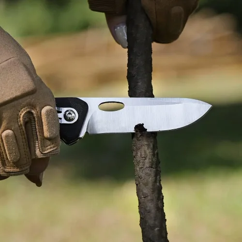 Vista 7 de Roxon S502U Cuchillo plegable de bolsillo mejorado Phantasy, mango G10, herramienta de bolsillo de supervivencia, cuchillo EDC, hoja de cuchillo