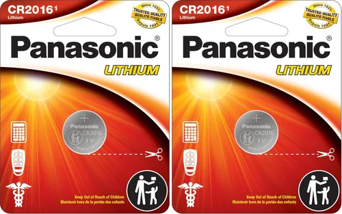 Vista 9 de Panasonic CR2016 - Pilas de monedas de litio de larga duración de 3.0 voltios en embalaje resistente a los niños, basado en estándares, paquete de 2