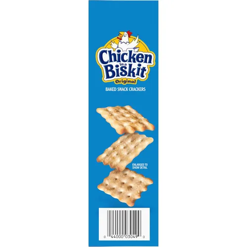 Vista 14 de Chicken in a Biskit Galletas horneadas originales, aperitivos a granel, 6 cajas de 7.5 onzas