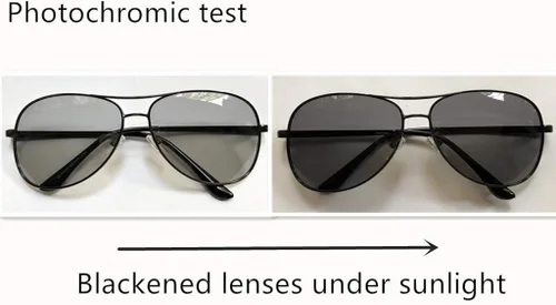Vista 3 de OwO fotocromático aviador polarizado gafas de sol de conducción para hombres y mujeres anti-deslumbrante protección UV, grande